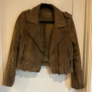 BlankNYC Suede Moto Jacket